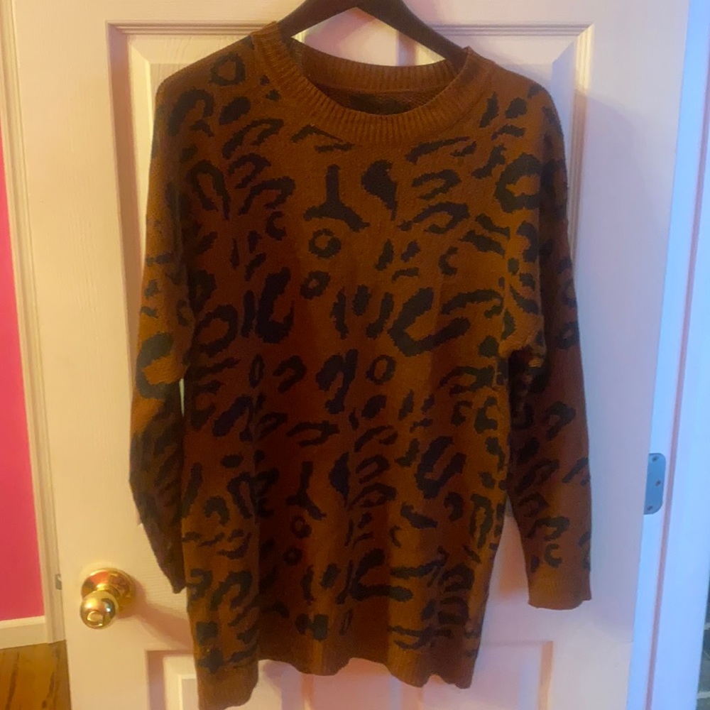 Loose tunic sweater